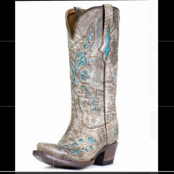 Lucchese Shoes - Lucchese Women’s Boots Desert Plato turquoise sz7